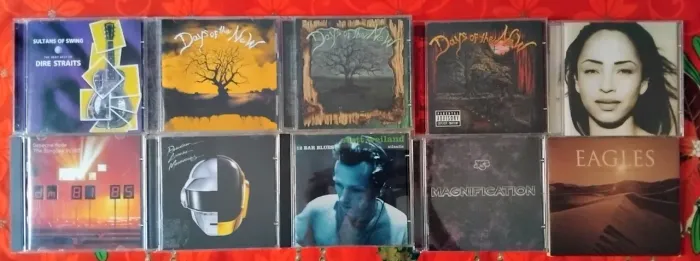 Diversos CDs de Rock e Pop