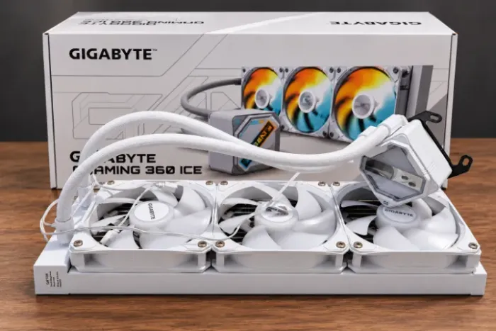 WATER COOLER GIGABYTE GAMING 360 ICE - 360MM BRANCO
