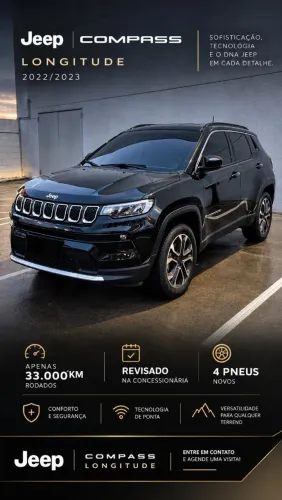 Jeep Compass Long. T270 1.3 TB 4X2 Flex AUT 2023