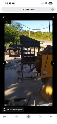 Máquina para fabricaçao de blocos