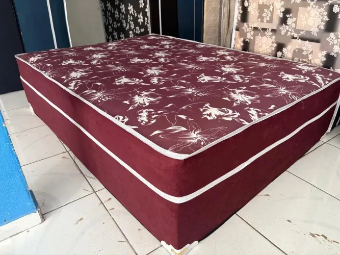 Cama de casal espuma 7cm novos com entrega em manaus