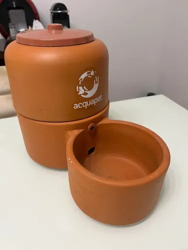Bebedouro pet de cerâmica 