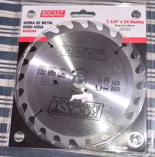Disco de corte para serra circular nova 24 dentes