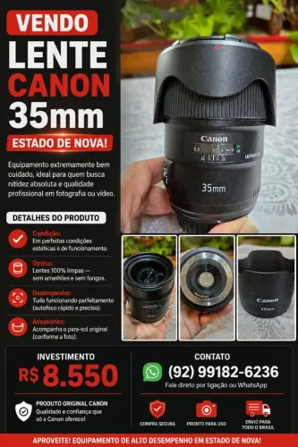Lente Canon EF 35mm