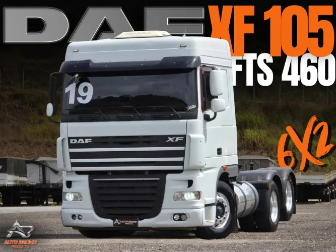 DAF XF105 460 6x2 2019 Teto Alto Automático