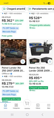 Painel xtz 250