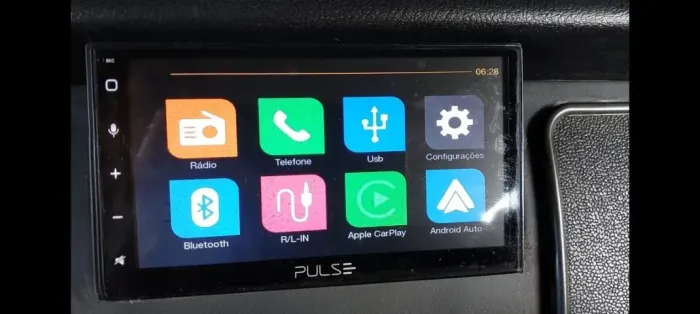 Central Multimídia Pulse Bluetooth Espelhamento e Câmera de ré