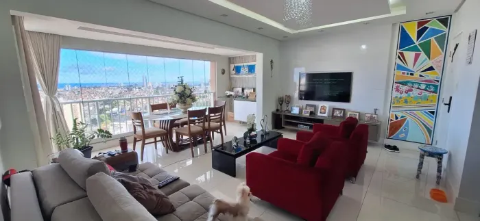 Apartamento 3/4 no Pátio Jardins Brotas - 20º Andar, Vista Mar, Nascente, 2 Vagas