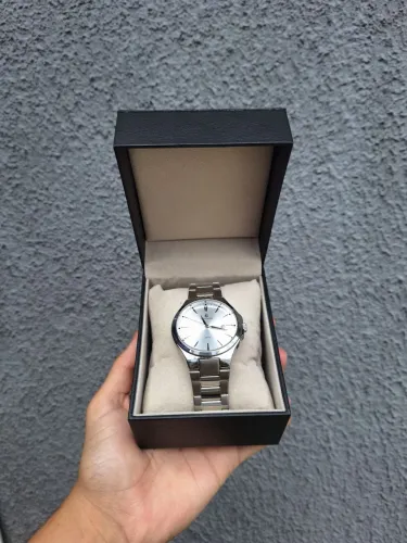Relógio Vanglore prata 40mm