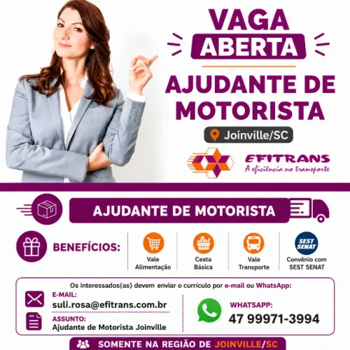 AJUDANTE DE MOTORISTA (CARGA E DESCARGA)