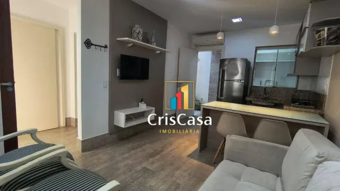 Apartamento com 1 dormitório para alugar, 80 m² por R$ 3.382,00/ano - Passagem - Cabo Frio