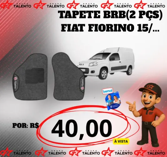 TAPETE BRB FIORINO(2PÇS)