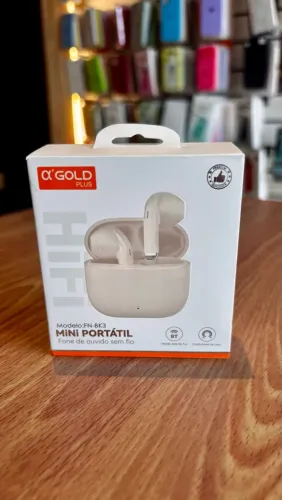 Fone de Ouvido Sem Fio Mini Portátil HiFi A'GOLD PLUS (Modelo: FN-BK3)