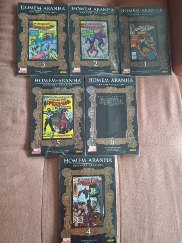 Grandes desafios Homem-Aranha completo vol 1 ao 6