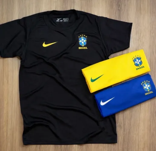 Camisa Dry Fit Brasil M, G, GG