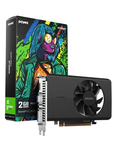 PLACA DE VÍDEO GT 740 2GB GDDR5 PCYES - NOVA C/ GARANTIA (EMITIMOS NOTA FISCAL)
