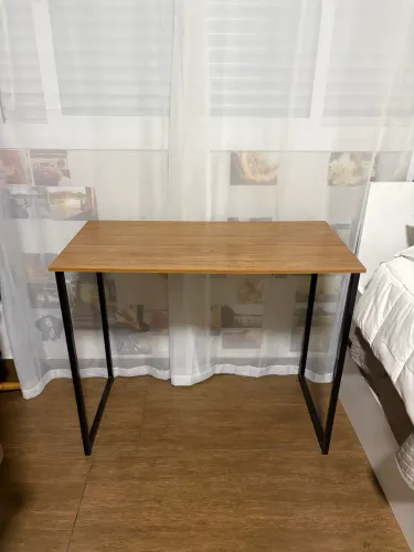 Mesa Madeira MDF Preta - Nova