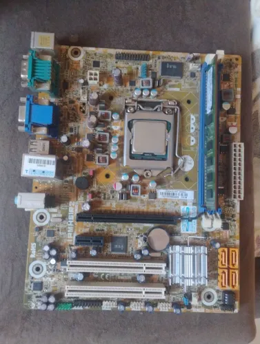 Kit placa mãe processador e memoria