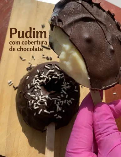 Pudim no palito a pronta entrega 