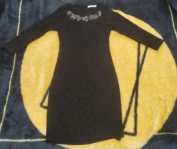 Vestido MIDI Mamo Tam P com pedras