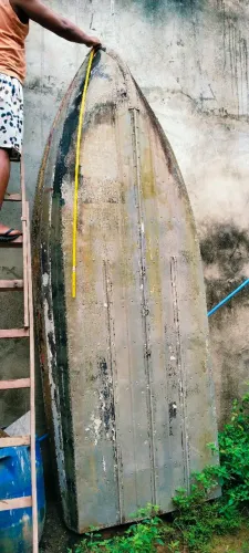 Barco de Alumínio 3,5m x 1,5m - Casco Firme, Sem Furos / Sem Vazamentos<br>