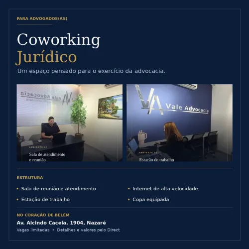 COWORKING JURÍDICO - ESCRITÓRIO