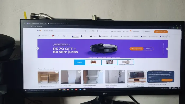 Monitor LG ultra wide 25 polegadas