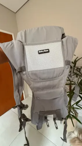 Canguru para Bebê Baby Bear Carregador de Colo Seguro Apoio Ergonômico 12 em 1 