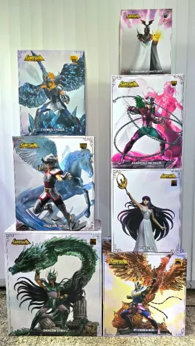Coleção Cavaleiros Do Zodíaco Deluxe Iron Studios 1/10