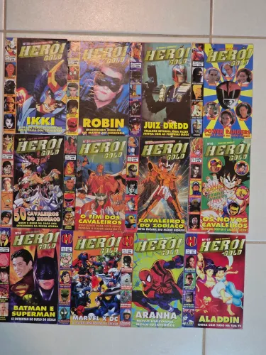[SÓ VENDA] Coleção de Revistas Herói, Herói Gold e Heróis do Futuro
