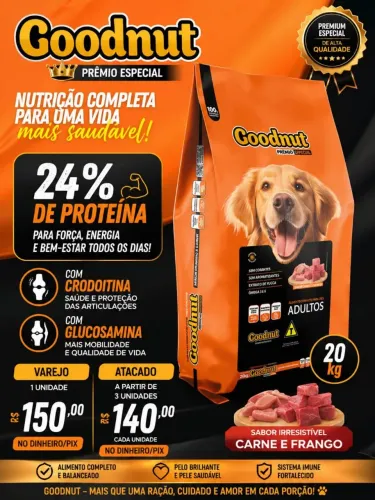 Ração Premium especial Goodnut 20kg, PROMOÇÃO,  fazemos entregas em todo DF 