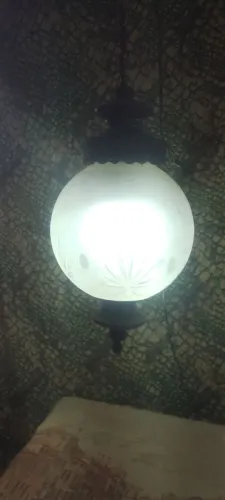 Lustre antigo lua cheia,médio?
