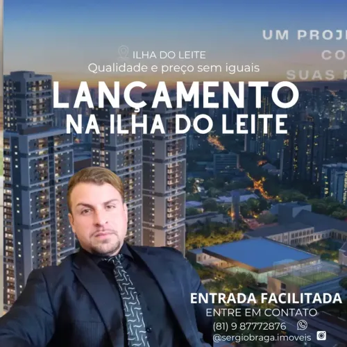 Apartamento na Ilha do Leite, padrão Rio Ave! Aproveite esse lançamento!