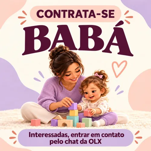 Contata-se babá