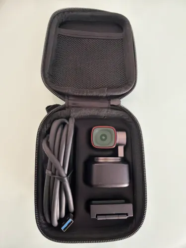 OBSBOT Tiny 2 4K NOVA, NUNCA USADA + CASE