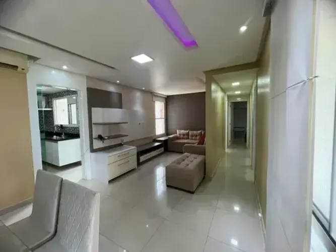 MUNDI RISORT, MOBILIADO, 3 QTOS, 106m2, VARANDA C/ CHURRASQUEIRA
