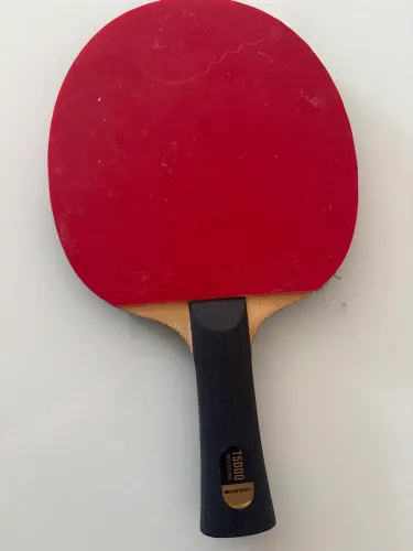Raquete de tênis de mesa profissional T5000 com borracha tornado