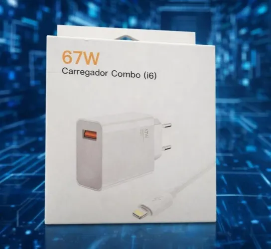 Carregador de iPhone 67w