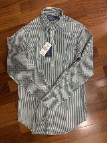 RALPH LAUREN CAMISA NOVA LISTRADA MANGAS LONGAS NOVA COM ETIQUETA