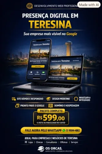 Desenvolvimento Web Profissional e Moderno Teresina