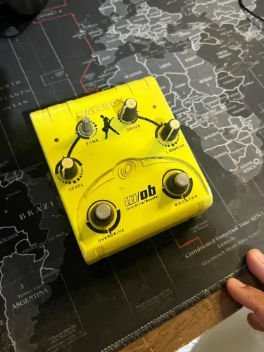 Pedal Overdrive / Booster Wavebox 2 em 1