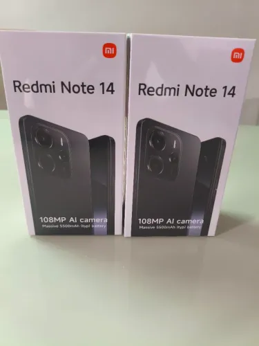 Note 14 - 8gb ram 256 gb armaz. Câmera 108 MPX, até 18x cartão.
