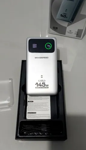 Powerbank MOVESPEED M25 PRO 25000mAh 145w com Carga Rápida e Display [Novo]