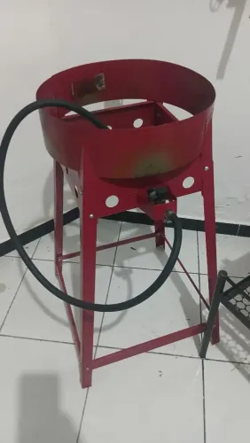 Fogão a gás para acaraje