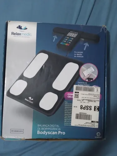 Balança de Bioimpedância Profissional Bodyscan Pro da Relaxmedic