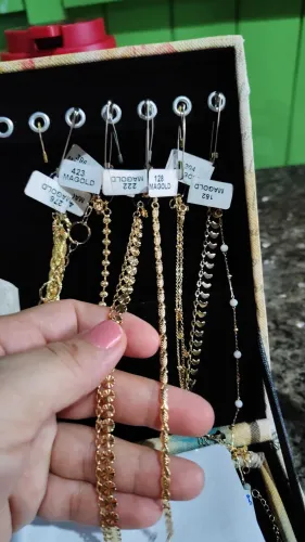 Semi jóias folheadas a ouro 18k