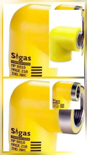 Joelho sigás 90° 40x1" ( kit com 15 Unidades)
