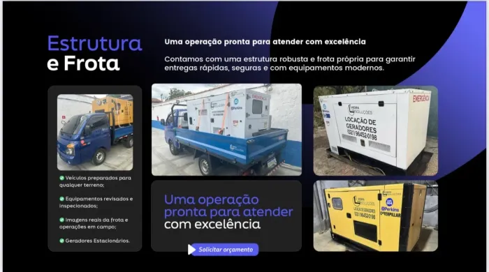 Energia para Produções, Obras e Eventos