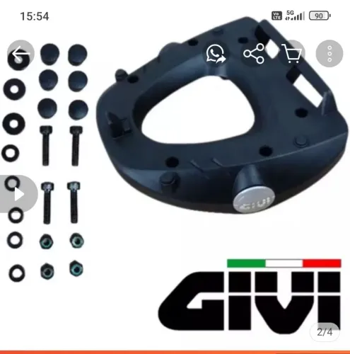 Base para baú givi medalhão