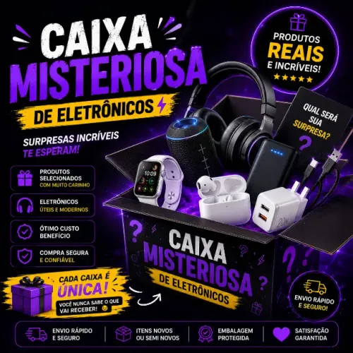 Caixa Surpresa Premium - Excelente Custo-Benefício